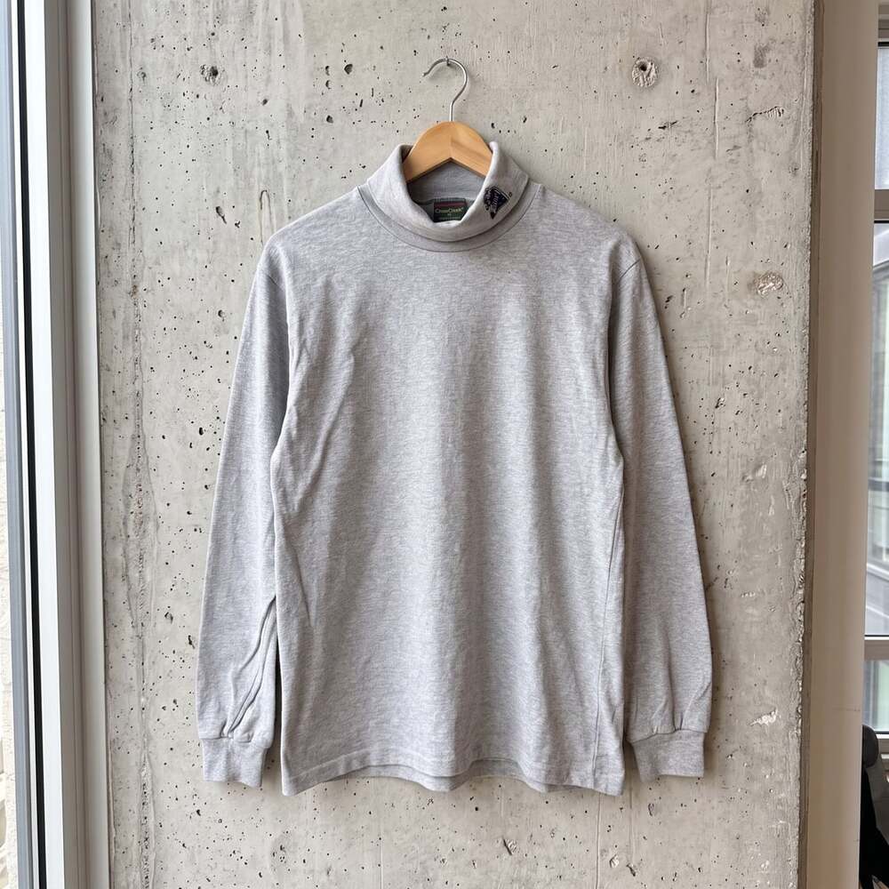 Vintage Cross Creek University of Pittsburgh Turtleneck Size M Grey Shirt